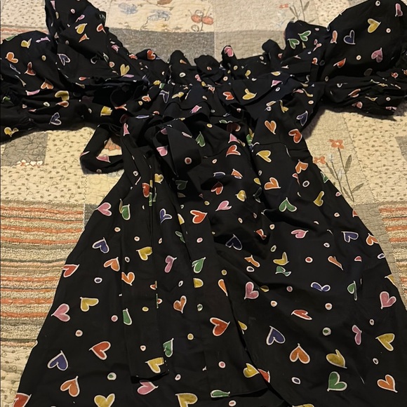 Colorful Heart Patterned Dress - Picture 1 of 2